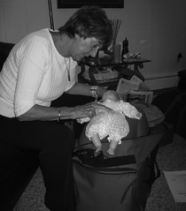 Kate Hall at CPR training 2009